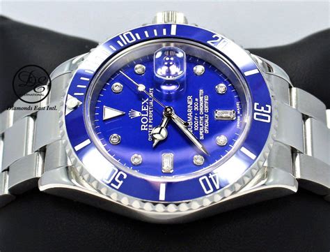 rolex 16610lv|rolex 16610 blue bezel.